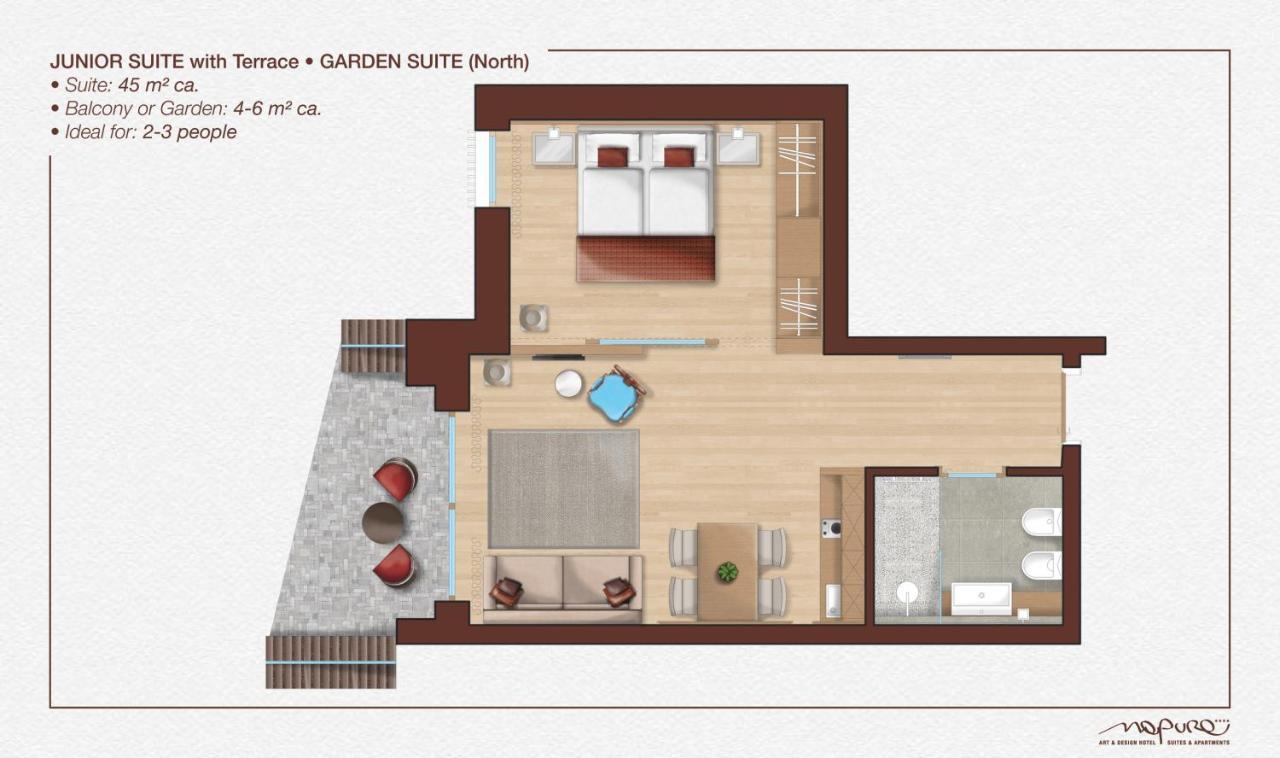 Art & Design Hotel Napura Terlano Bagian luar foto