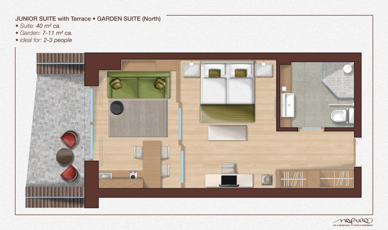 Art & Design Hotel Napura Terlano Bagian luar foto