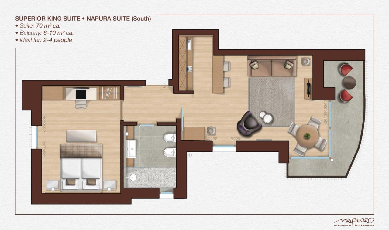 Art & Design Hotel Napura Terlano Bagian luar foto
