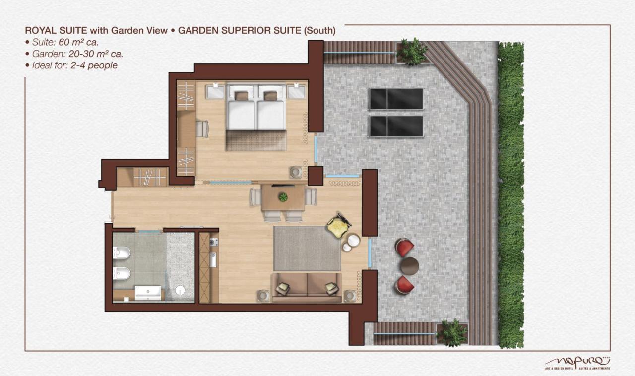 Art & Design Hotel Napura Terlano Bagian luar foto